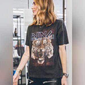 Anine Bing Women's Tiger Tee, size large